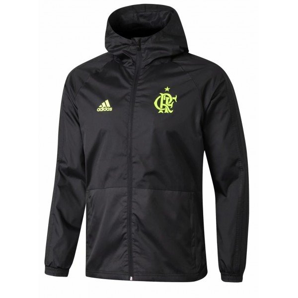 Jaqueta corta vento oficial Adidas Flamengo 2019 preta