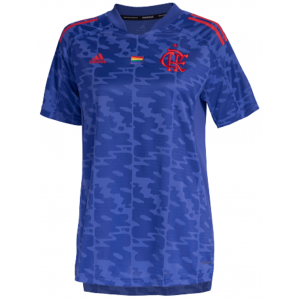 Camisa feminina Flamengo 2021 2022 Adidas oficial Pride LGBTQIA+