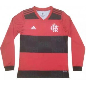 Camisa I Flamengo 2021 2022 Adidas oficial manga comprida