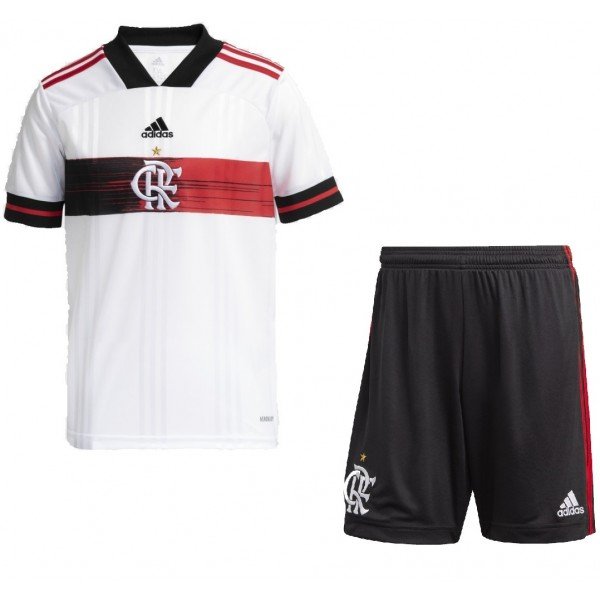 Kit infantil oficial Adidas Flamengo 2020 II jogador