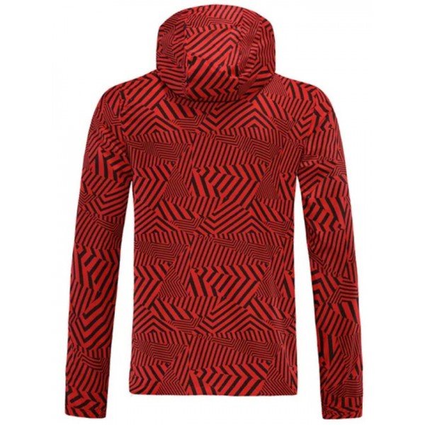Jaqueta corta vento Flamengo 2021 2022 Adidas oficial vermelha