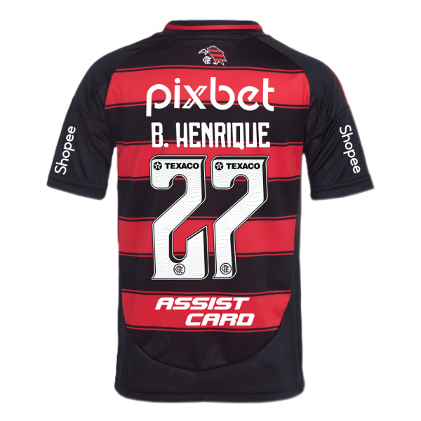 Camisa I Flamengo 2025 Adidas oficial com patrocinio
