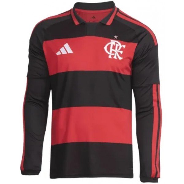 Camisa I Flamengo 2026 Adidas oficial manga comprida