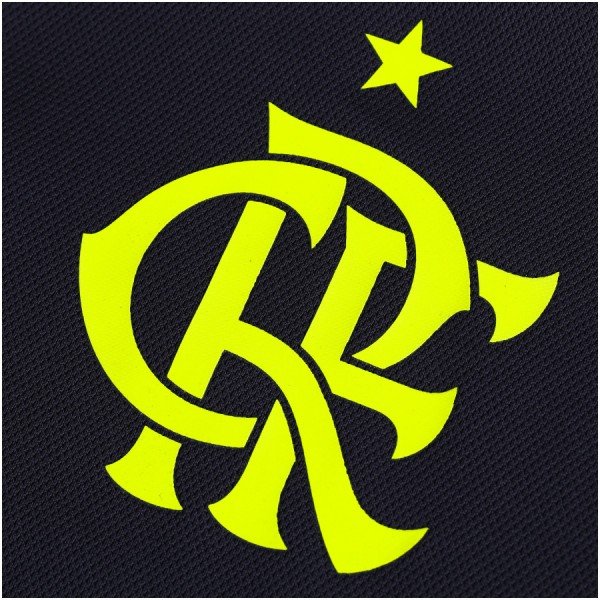 Camisa polo oficial Adidas Flamengo 2019 preta e verde