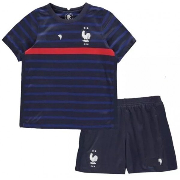 Kit infantil seleção da França 2020 2021 I Home jogador