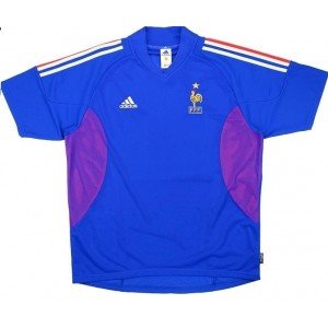 Camisa retro Adidas Seleção da França 2002 I  jogador