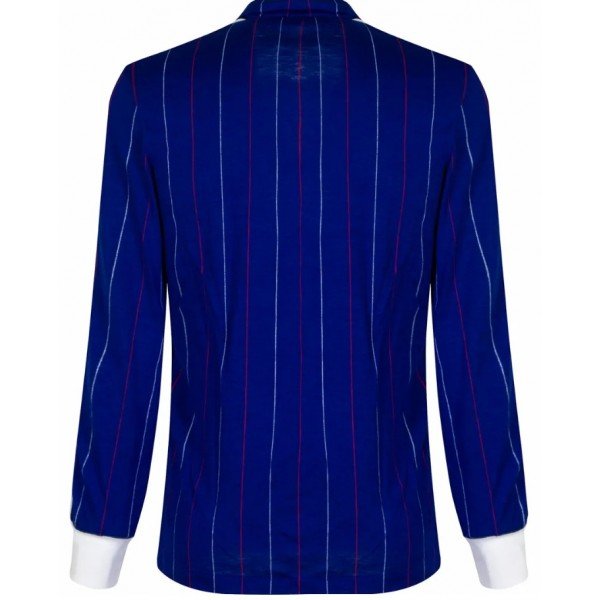 Camisa I Seleção da França 1980 1982 Adidas retro manga comprida Camisa I Seleção da França 1980 1982 Adidas retro manga comprida