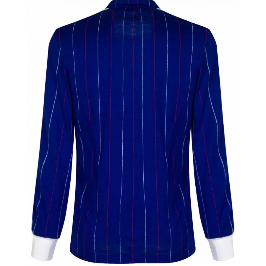 Camisa I Seleção da França 1980 1982 Adidas retro manga comprida Camisa I Seleção da França 1980 1982 Adidas retro manga comprida