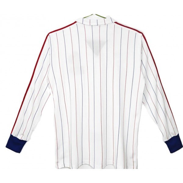 Camisa II Seleção da França 1980 1982 Adidas retro manga comprida