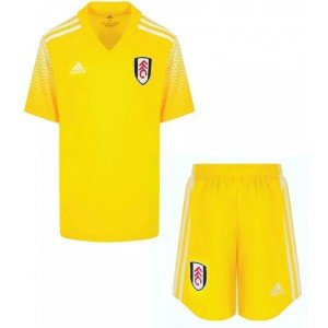 Kit infantil oficial Adidas Fulham 2020 2021 II jogador