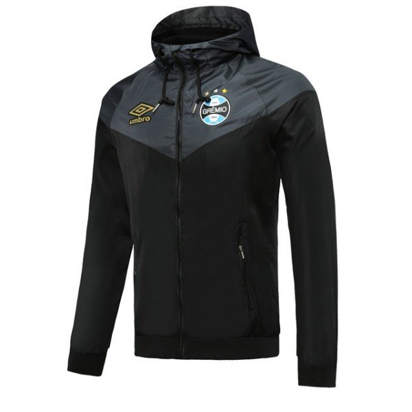 Jaqueta corta vento oficial Umbro Gremio 2019  Preta