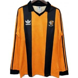 Camisa I Hull City 1981 1982 Adidas retro manga comprida