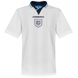 Camisa retro Umbro seleção da Inglaterra 1996 I jogador