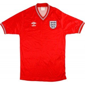 Camisa II seleção da Inglaterra 1986 Umbro Retro
