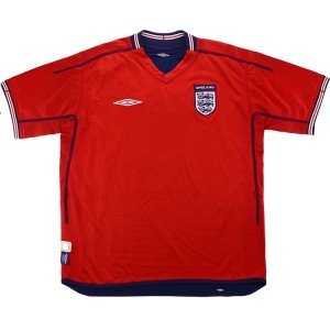 Camisa retro Umbro seleção da Inglaterra 2002 II jogador