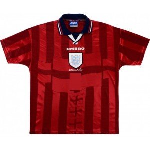 Camisa retro Umbro seleção da Inglaterra 1998 II jogador