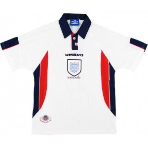 Camisa retro Umbro seleção da Inglaterra 1998 I jogador