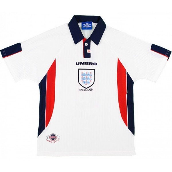 Camisa retro Umbro seleção da Inglaterra 1998 I jogador