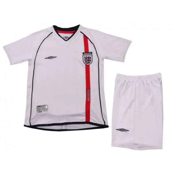 Kit infantil I Seleção da Inglaterra 2002 Umbro retro