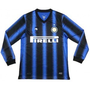 Camisa retro Inter de Milão  2010 2011 I jogador manga comprida