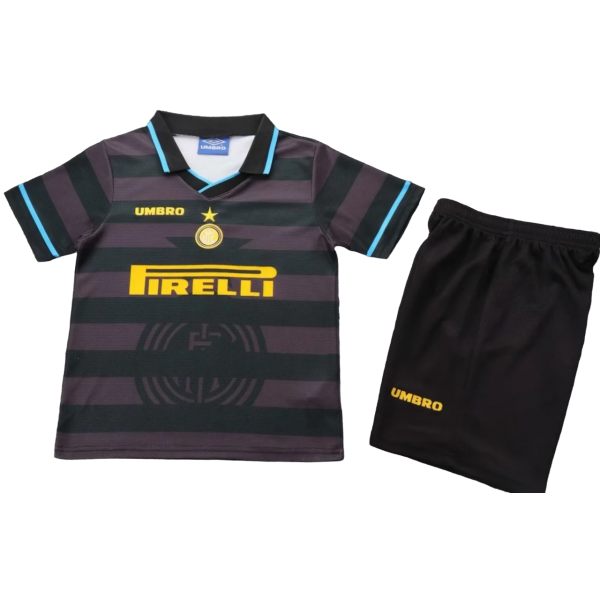 Kit infantil III Inter de Milão 1997 1998 Umbro retro 