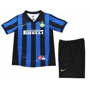 Kit infantil I Inter de Milão 1998 1999 Home retro Kit infantil I Inter de Milão 1998 1999 Home retro