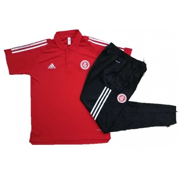 Kit viagem oficial Adidas Internacional 2020 Vermelho e preto