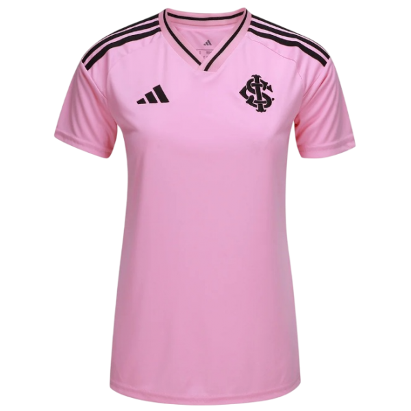 Camisa Feminina Internacional 2025 Adidas oficial Outubro Rosa Camisa Feminina Internacional 2025 Adidas oficial Outubro Rosa