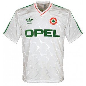 Camisa retro Adidas seleção da Irlanda 1990 II jogador