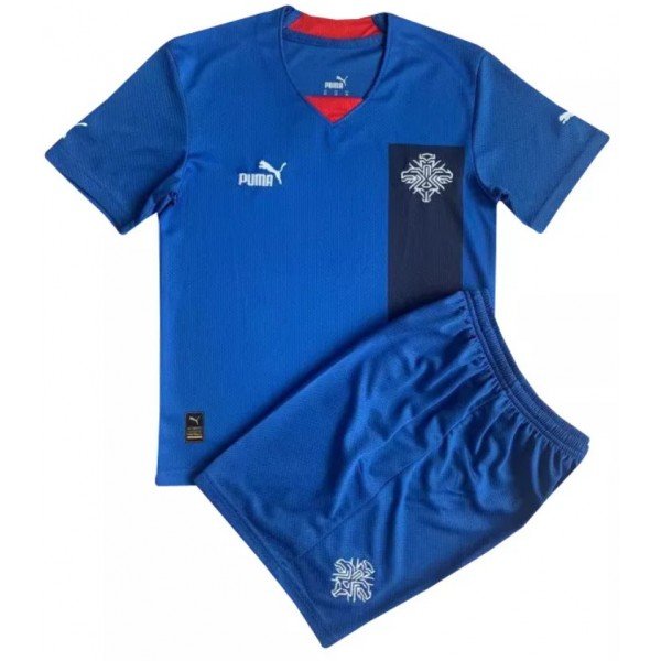 Kit infantil I seleção da Islandia 2022 2023 Puma oficial
