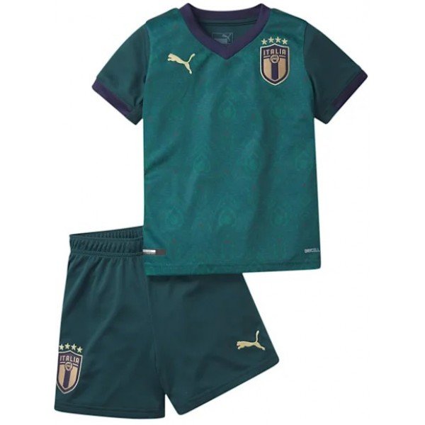 Kit infantil oficial Puma seleção da Italia 2019 2020 III jogador Kit infantil oficial Puma seleção da Italia 2019 2020 III jogador