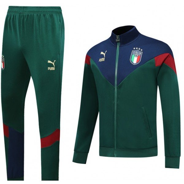 Kit treinamento oficial Puma seleção da Itália 2019 2020 Verde