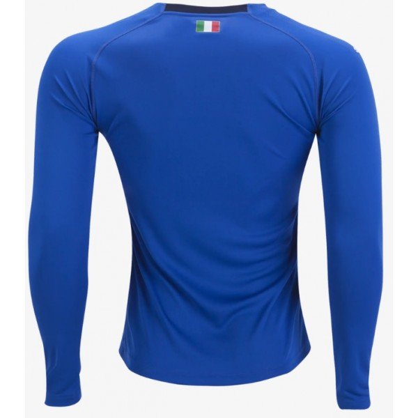Camisa oficial Puma seleção da Itália 2018 I jogador manga comprida Camisa oficial Puma seleção da Itália 2018 I jogador manga comprida