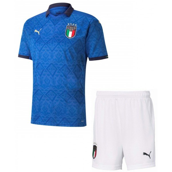 Kit infantil oficial Puma seleção da Italia 2019 2020 I jogador Kit infantil oficial Puma seleção da Italia 2019 2020 I jogador