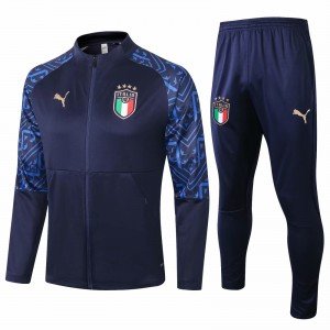 Kit treinamento oficial Puma seleção da Itália 2020 2021 Azul