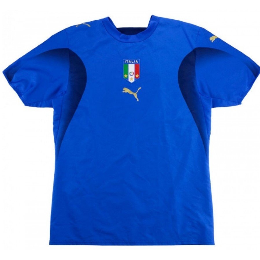 Loja loucos por futebol Camisa retro Puma selecao da Italia 2006 I jogador