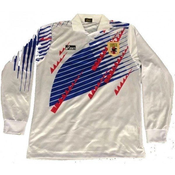 Camisa Retro Asics seleção do Japão 1994 II jogador manga comprida