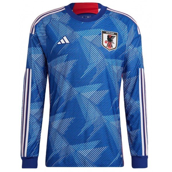 Camisa I Seleção do Japão 2022 Adidas oficial manga comprida