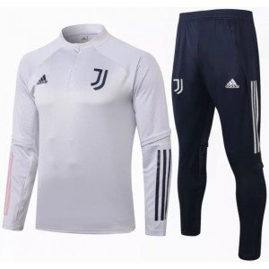 Kit treinamento oficial Adidas Juventus 2020 2021 branco e Azul