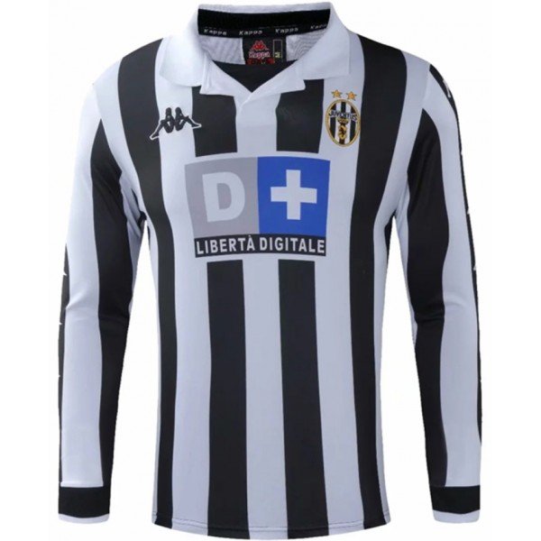 Camisa I Juventus 1999 2000 Retro Kappa manga comprida