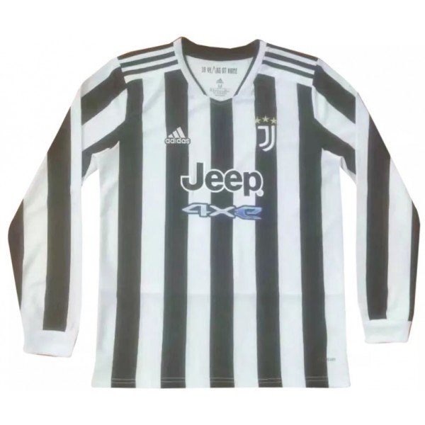 Camisa I Juventus 2021 2022 Adidas oficial manga comprida