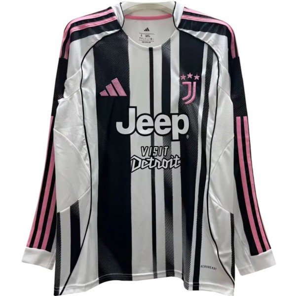 Camisa I Juventus 2025 2026 Adidas oficial manga comprida