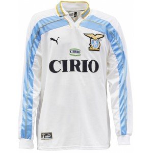 Camisa retro Puma Lazio 2000 2001 II jogador manga comprida