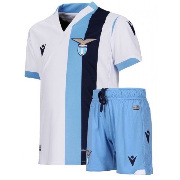 Kit infantil oficial Macron Lazio 2019 2020 II jogador 