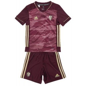 Kit infantil oficial Adidas Leeds United 2020 2021 III Jogador