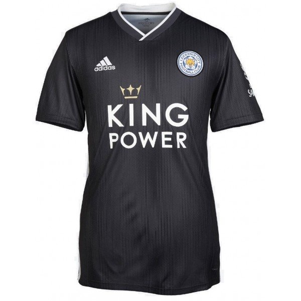 Camisa oficial Adidas Leicester City 2019 2020 II jogador preta