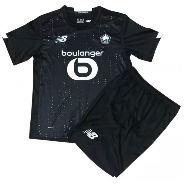 Kit infantil oficial New Balance Lille 2020 2021 II jogador