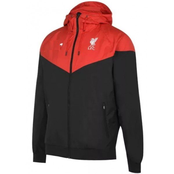 Jaqueta corta vento Liverpool  2020 2021 Vermelho e preto