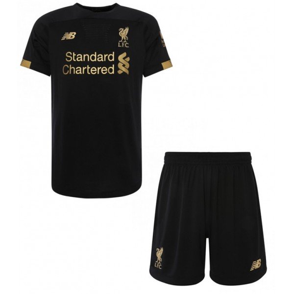 Kit infantil oficial New Balance Liverpool 2019 2020 goleiro