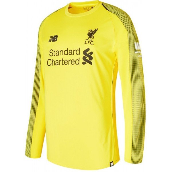 Camisa oficial New Balance Liverpool 2018 2019 III Goleiro manga comprida